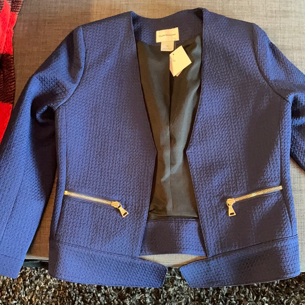 NWT club Monaco dark blue blazer size 00